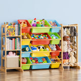 Mirolam Toy Storage Organizer Rainbow