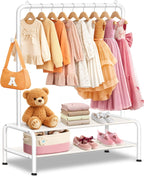 Mirolam Hanging Clothes Organizer White