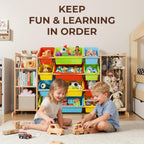 Mirolam Toy Storage Organizer Rainbow