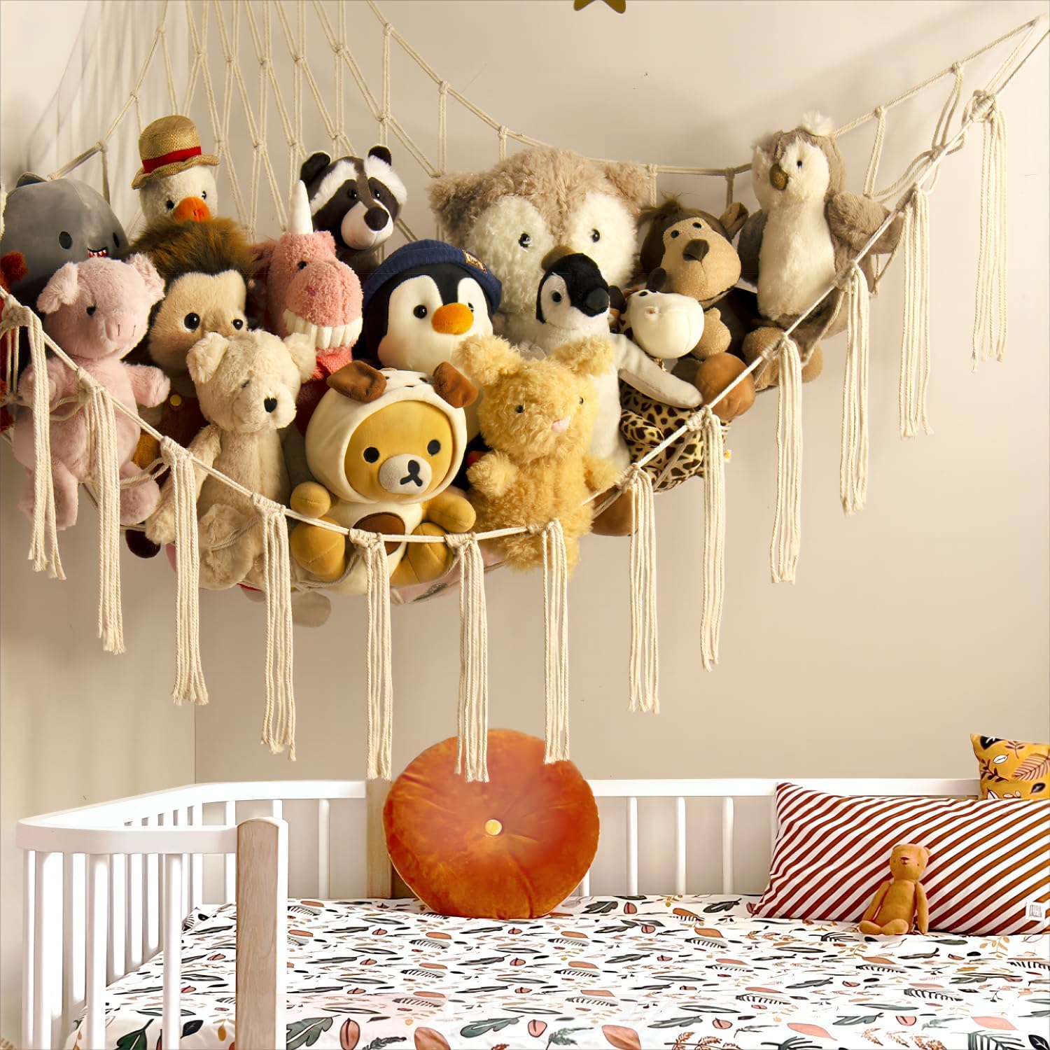 Mirolam Storage Hammock Net Beige