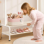 Mirolam Hanging Clothes Organizer White