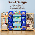 Mirolam Toy Storage Organizer Blue
