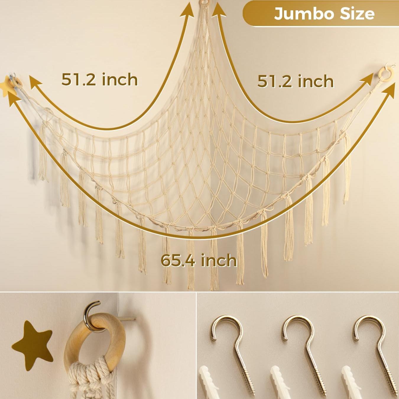 Mirolam Storage Hammock Net Beige