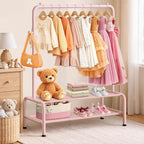 Mirolam Hanging Clothes Organizer Pink