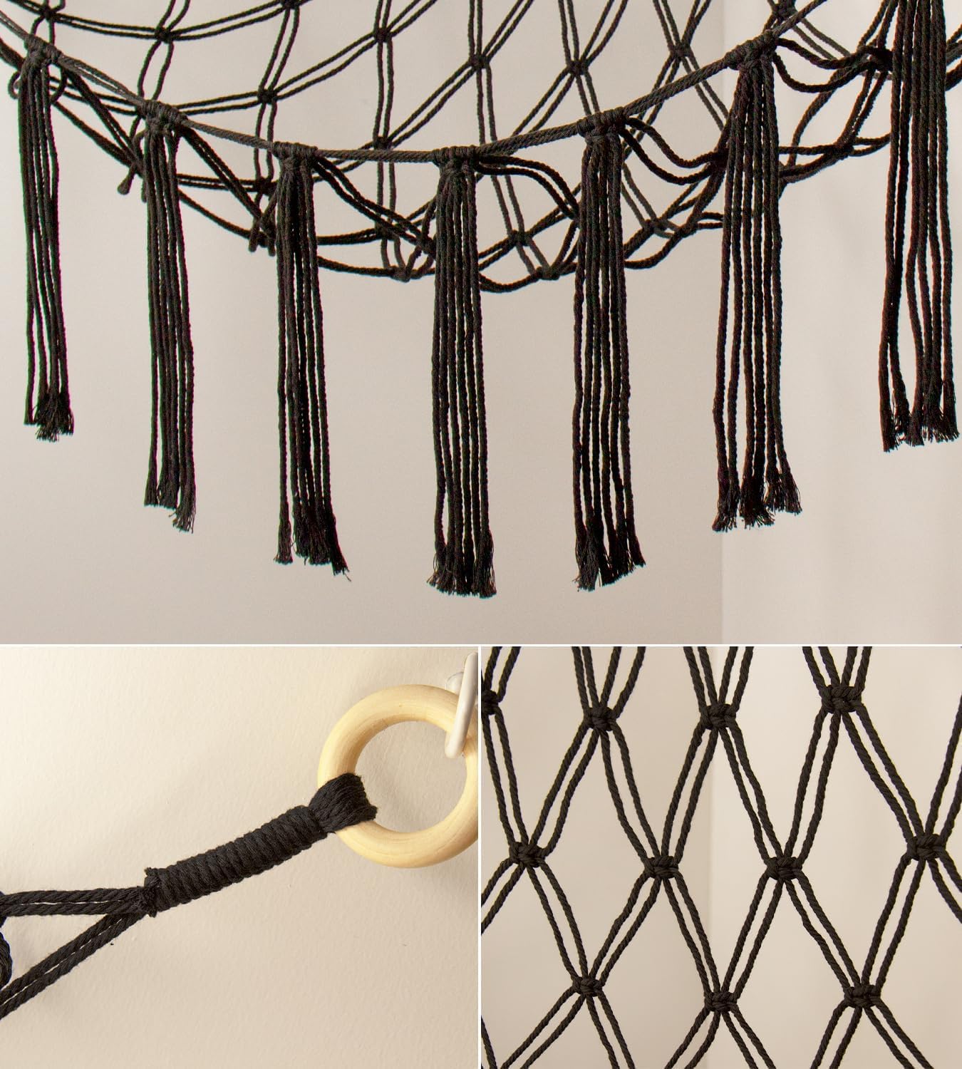 Mirolam Storage Hammock Net Black