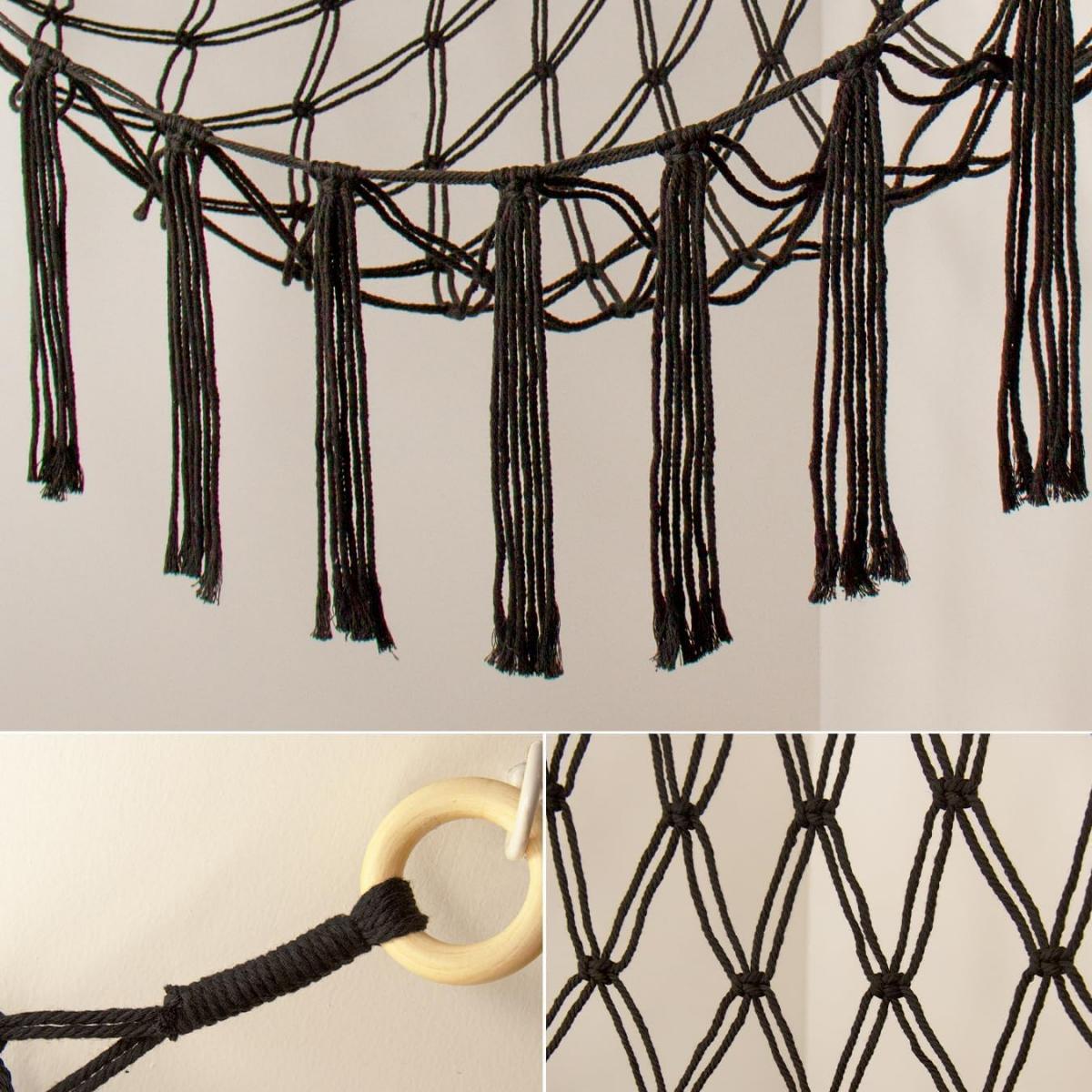 Mirolam Storage Hammock Net Black