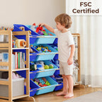 Mirolam Toy Storage Organizer Blue