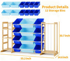 Mirolam Toy Storage Organizer Blue